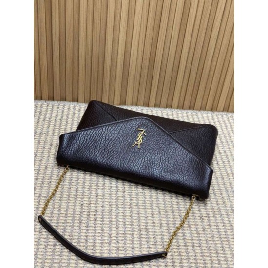 Knockoff YSL Saint Laurent Cassandre Large Envelope Bag with Chain Claret Replica Clone