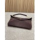 Knockoff YSL Saint Laurent Cassandre Large Envelope Bag with Chain Brown Suede Replica Clone