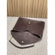 Knockoff YSL Saint Laurent Cassandre Large Envelope Bag with Chain Brown Suede Replica Clone