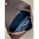 Knockoff YSL Saint Laurent Cassandre Large Envelope Bag with Chain Brown Suede Replica Clone