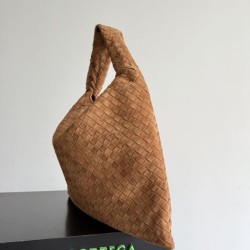 Replica Bottega Veneta Large Hop Shoulder Bag Brown Suede Fake Cheap Knockoff Bottega Veneta Large Hop Shoulder Bag Brown Suede Replica Clone