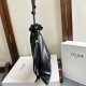 Knockoff Celine Crystal Small Hobo Bag Black Replica Clone