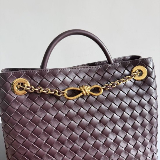 Knockoff Bottega Veneta Andiamo Small/Medium/Large Woven Leather Bags Brown Replica Clone