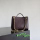 Knockoff Bottega Veneta Andiamo Small/Medium/Large Woven Leather Bags Brown Replica Clone