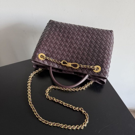 Knockoff Bottega Veneta Andiamo Small/Medium/Large Woven Leather Bags Brown Replica Clone
