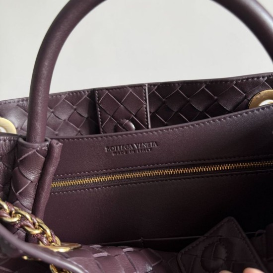 Knockoff Bottega Veneta Andiamo Small/Medium/Large Woven Leather Bags Brown Replica Clone