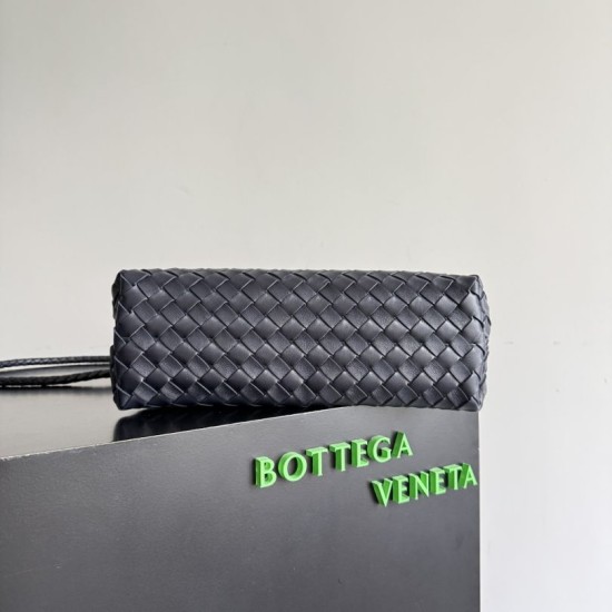 Knockoff Bottega Veneta Andiamo Small/Medium/Large Woven Leather Bags Black Replica Clone