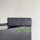 Knockoff Bottega Veneta Andiamo Small/Medium/Large Woven Leather Bags Black Replica Clone