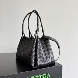 Knockoff Bottega Veneta Parachute Woven Bag Black Replica Clone