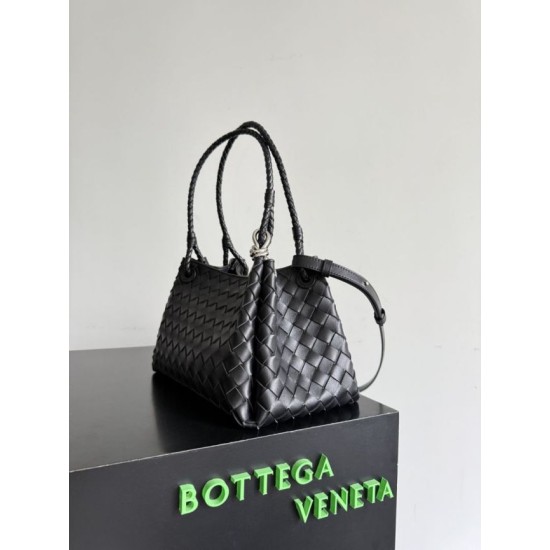 Knockoff Bottega Veneta Parachute Woven Bag Black Replica Clone