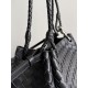 Knockoff Bottega Veneta Parachute Woven Bag Black Replica Clone