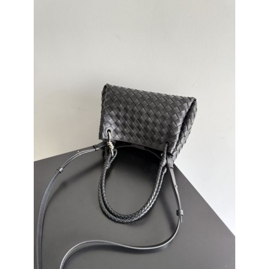 Knockoff Bottega Veneta Parachute Woven Bag Black Replica Clone
