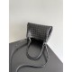 Knockoff Bottega Veneta Parachute Woven Bag Black Replica Clone