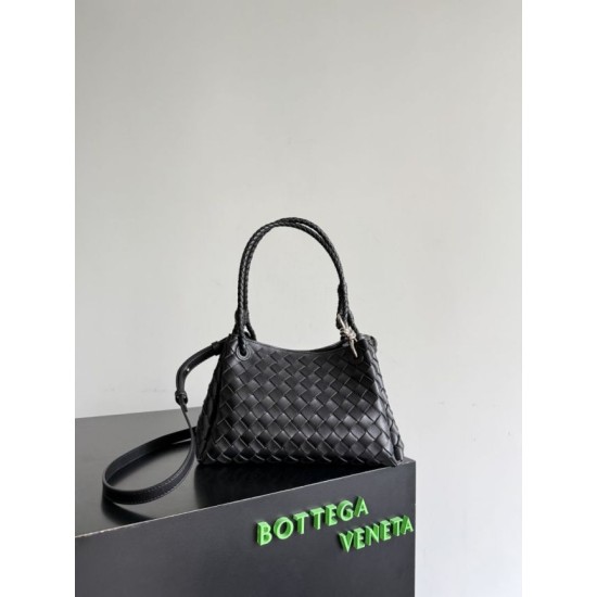 Knockoff Bottega Veneta Parachute Woven Bag Black Replica Clone