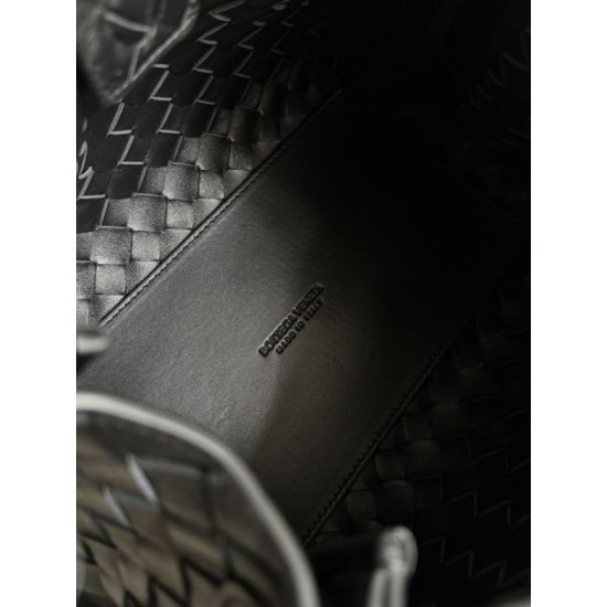 Knockoff Bottega Veneta Parachute Woven Bag Black Replica Clone