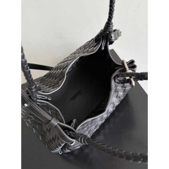 Knockoff Bottega Veneta Parachute Woven Bag Black Replica Clone