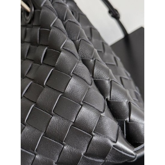 Knockoff Bottega Veneta Parachute Woven Bag Black Replica Clone