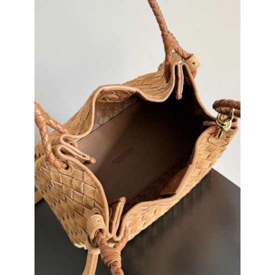Knockoff Bottega Veneta Parachute Woven Bag Brown Replica Clone