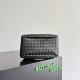 Replica Bottega Veneta Campana Small Woven Shoulder Bag Black Fake Cheap Knockoff Bottega Veneta Campana Small Woven Shoulder Bag Black Replica Clone