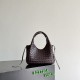 Knockoff Bottega Veneta Campana Small Woven Shoulder Bag Coffee Replica Clone