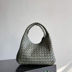 Knockoff Bottega Veneta Campana Bag Veneta Medium/Large Braided Green Replica Clone