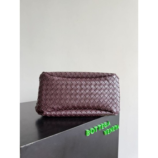 Knockoff Bottega Veneta Medium/Large Braided Brown Bell Bag Replica Clone