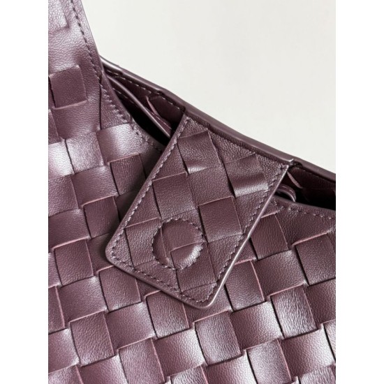 Knockoff Bottega Veneta Medium/Large Braided Brown Bell Bag Replica Clone