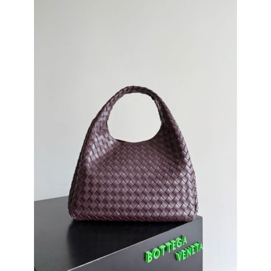 Knockoff Bottega Veneta Medium/Large Braided Brown Bell Bag Replica Clone