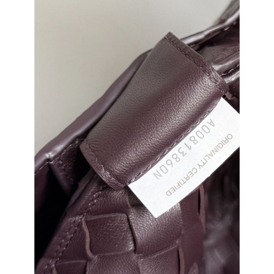 Knockoff Bottega Veneta Medium/Large Braided Brown Bell Bag Replica Clone