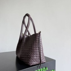 Knockoff Bottega Veneta Pinacoteca Reversible Tote Bag Burgundy Braided Burgundy Replica Clone