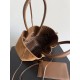 Knockoff Bottega Veneta Pinacoteca Reversible Tote Bag Brown Braided Burgundy Replica Clone