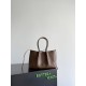 Knockoff Bottega Veneta Pinacoteca Reversible Tote Bag Brown Braided Burgundy Replica Clone