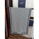 Knockoff Dior Oblique Cashmere Blend Scarf Navy Blue 65 x 185 Replica Clone