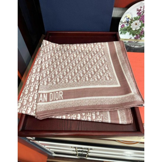 Knockoff Dior Oblique Cashmere Blend Scarf Pink 65 x 185 Replica Clone