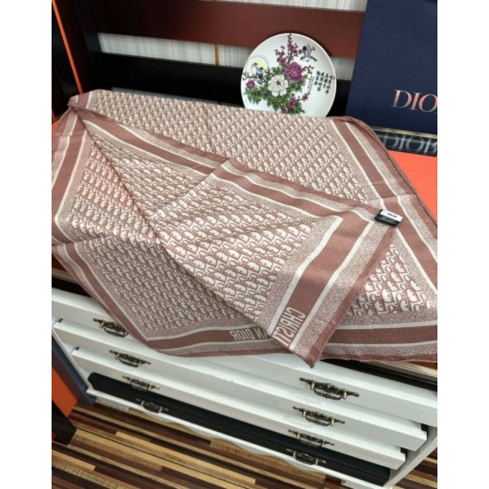Knockoff Dior Oblique Cashmere Blend Scarf Pink 65 x 185 Replica Clone