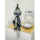 Knockoff Dior Toile de Jouy Sauvage Silk and Cashmere Twill Square Scarf Black 140 x 140 Replica Clone