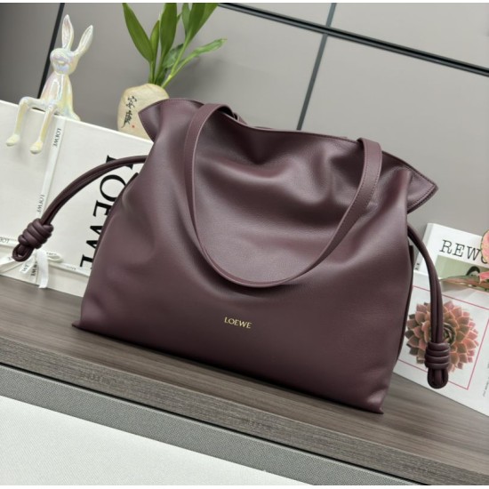 Knockoff Loewe Flamenco Gendi Nappa Large Handbag Red Replica Clone