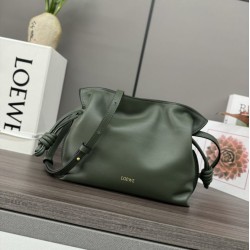 Knockoff Loewe Flamenco Mini Handbag Green Nappa Replica Clone