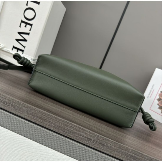 Knockoff Loewe Flamenco Mini Handbag Green Nappa Replica Clone