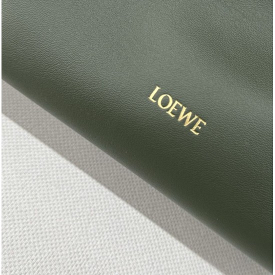 Knockoff Loewe Flamenco Mini Handbag Green Nappa Replica Clone