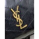 Replica YSL Saint Laurent Niki Small Shopping Bag Oiled and Waxed Cowhide Black Fake Cheap Knockoff YSL Saint Laurent Niki Small Shopping Bag Oiled and Waxed Cowhide Black Replica Clone