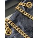 Replica YSL Saint Laurent Niki Small Shopping Bag Oiled and Waxed Cowhide Black Fake Cheap Knockoff YSL Saint Laurent Niki Small Shopping Bag Oiled and Waxed Cowhide Black Replica Clone