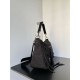 Knockoff Balenciaga Le City Moto medium shoulder bag black nylon Replica Clone
