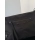 Knockoff Balenciaga Le City Moto medium shoulder bag black nylon Replica Clone