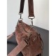 Replica Balenciaga Le City small shoulder bag brown suede Fake Cheap Knockoff Balenciaga Le City small shoulder bag brown suede Replica Clone