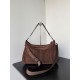 Knockoff Balenciaga Le City medium shoulder bag brown suede Replica Clone