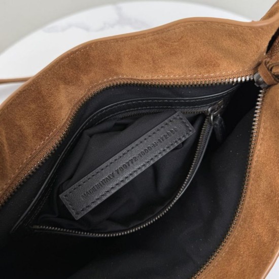 Knockoff Balenciaga Le City medium tote bag camel suede Replica Clone