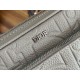 Knockoff Dior Gravity Men's Dior Saddle Triple Pouch gray Replica Clone