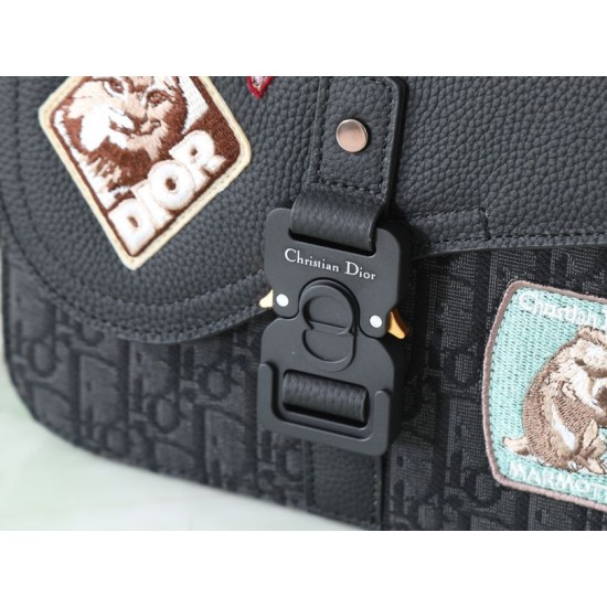 Knockoff Dior Saddle small shoulder bags with black flap Replica Clone