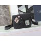 Knockoff Dior Saddle small shoulder bags with black flap Replica Clone